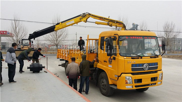 檢衡車應(yīng)用在150噸汽車衡檢定